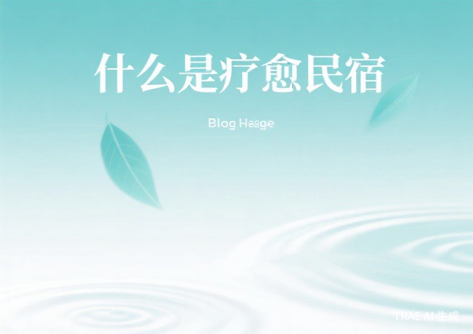 什么是疗愈民宿概念类型与核心价值