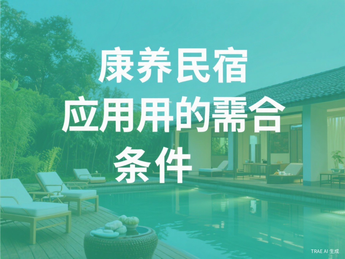 康养民宿应该具备哪些基本条件？不是挂上康养二字就够了