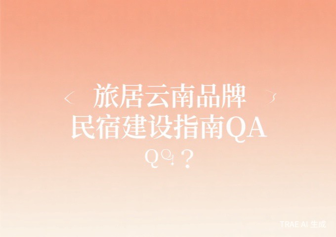 品牌民宿连锁发展与管理规范QA