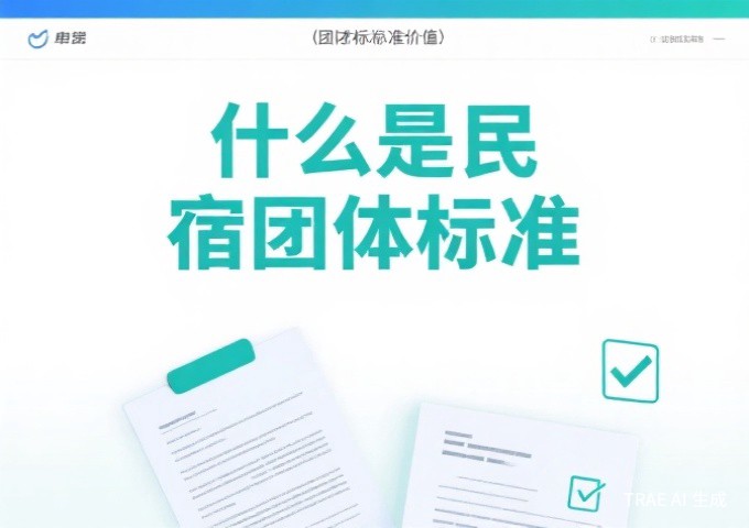 什么是民宿团体标准?一文读懂标准的价值与意义