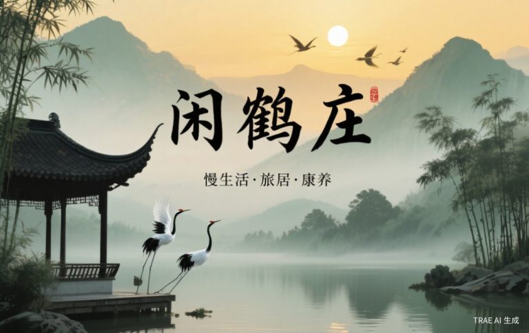 藏在甘肃陇南的康养秘境:闲鹤庄青龙春山图旅居基地全揭秘