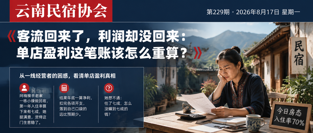 客流回来了，利润却没回来：单店盈利这笔账该怎么重算？｜单店盈利、客流回来了
