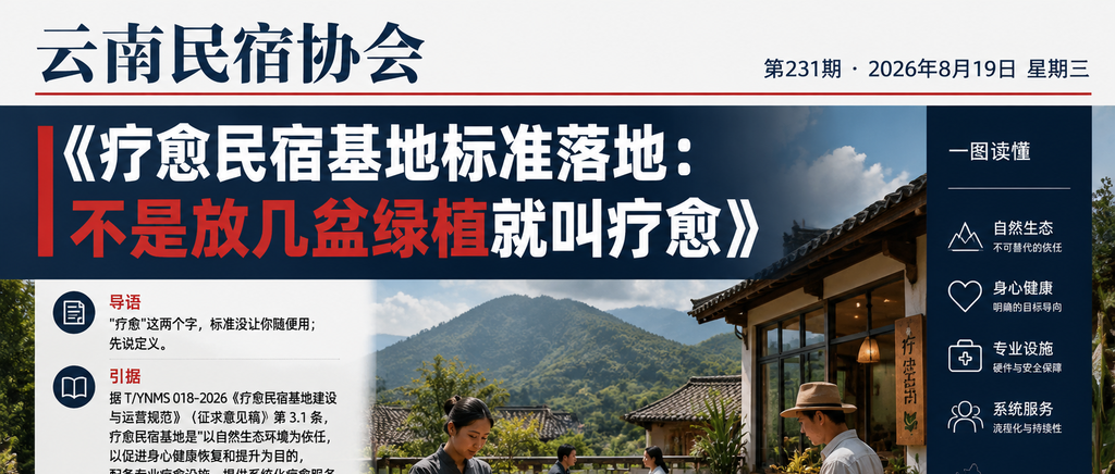 疗愈民宿基地标准落地：不是放几盆绿植就叫疗愈｜疗愈民宿基地标准、疗愈民宿